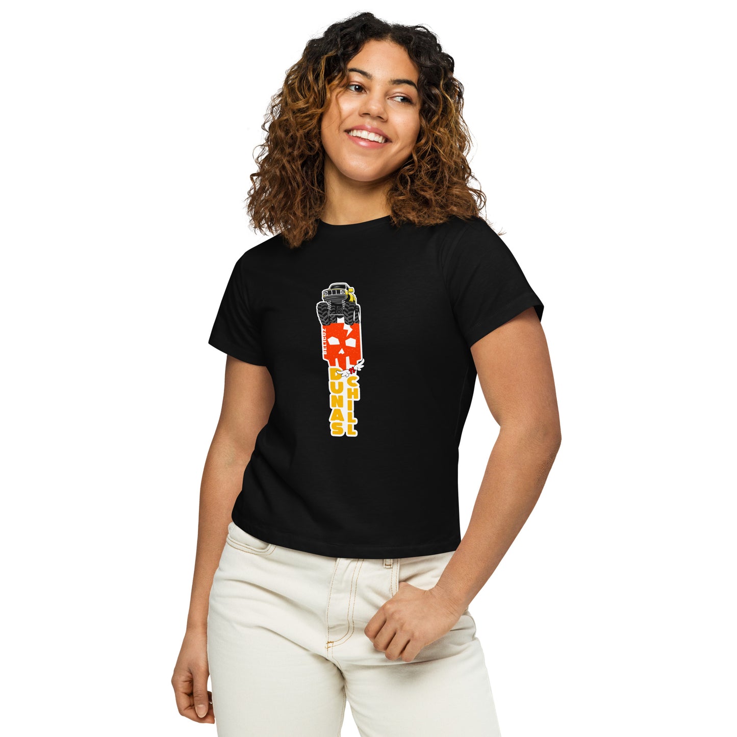 Dunas n Chill LG - Women’s high-waisted t-shirt