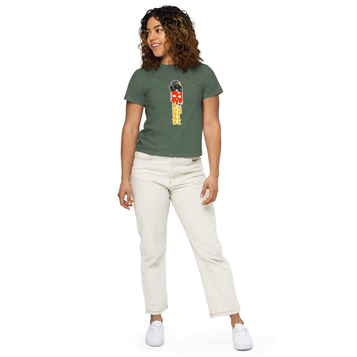 Dunas n Chill LG - Women’s high-waisted t-shirt