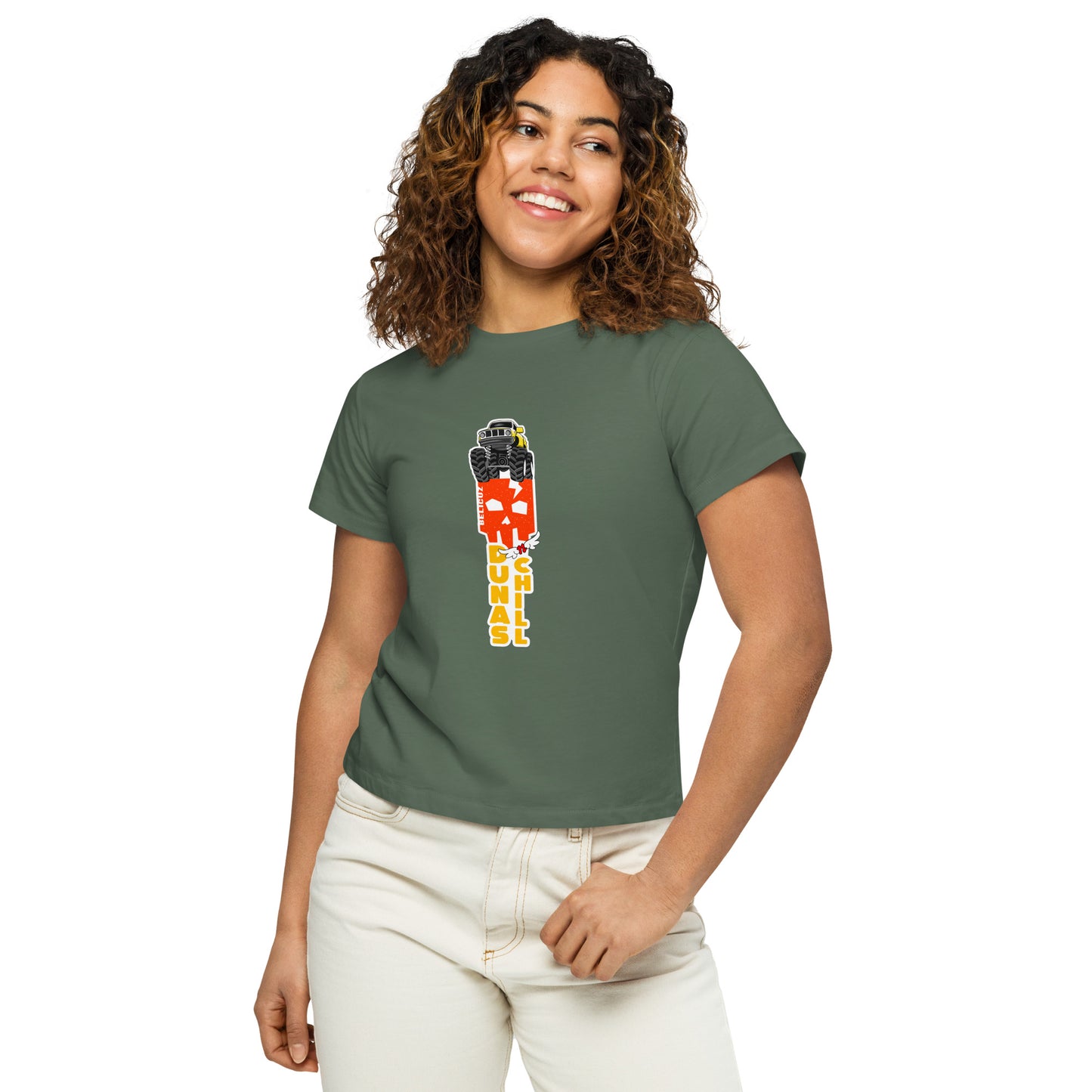 Dunas n Chill LG - Women’s high-waisted t-shirt