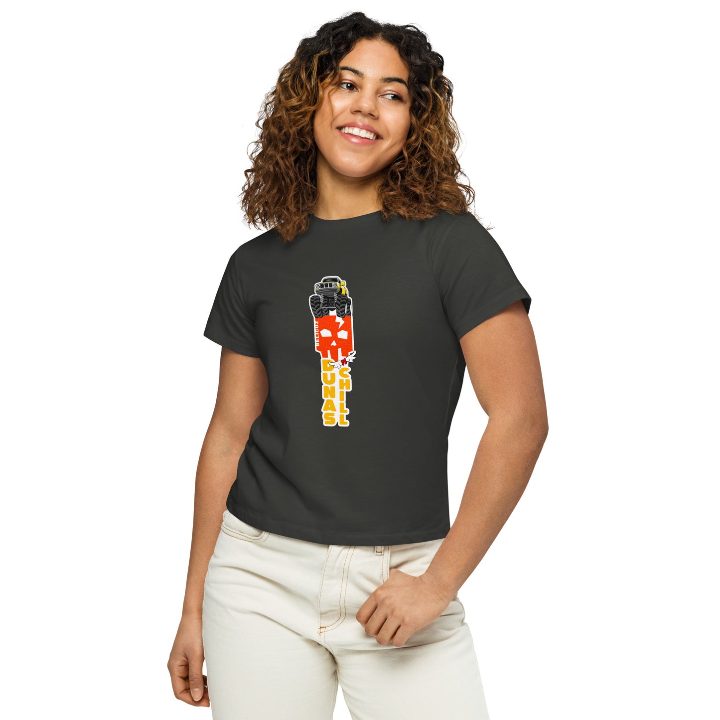 Dunas n Chill LG - Women’s high-waisted t-shirt